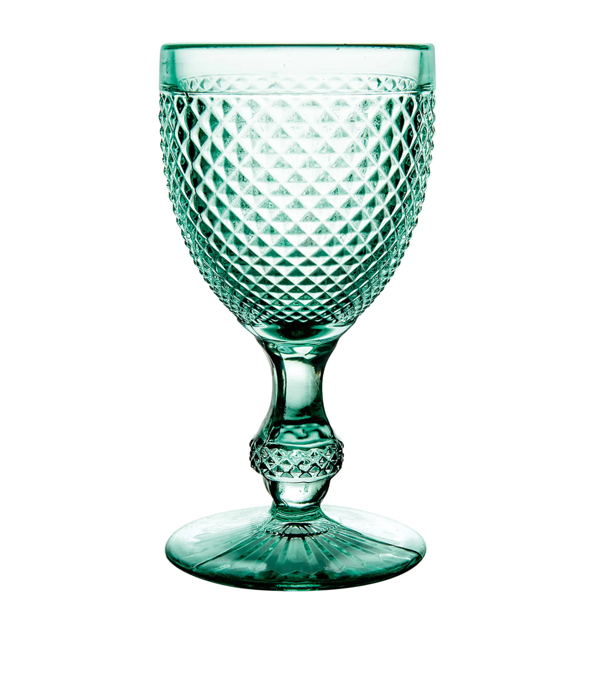 Vista Alegre Vista Alegre Set of 4 Bicos Verde Water Goblets