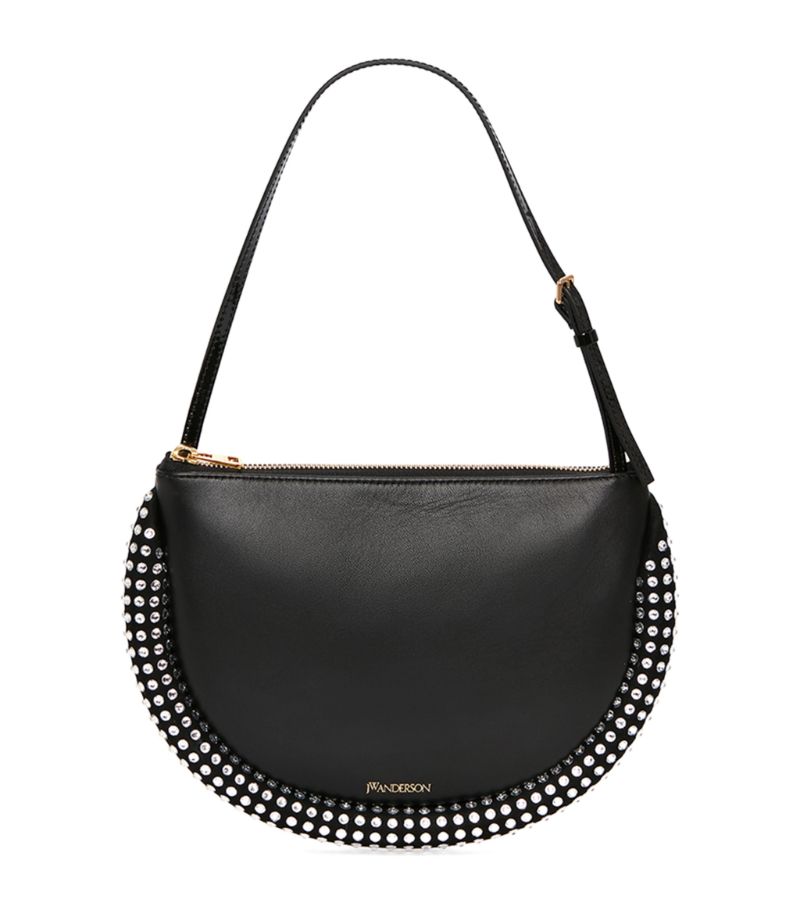 Jw Anderson Jw Anderson Crystal-Embellished Bumper-Moon Shoulder Bag