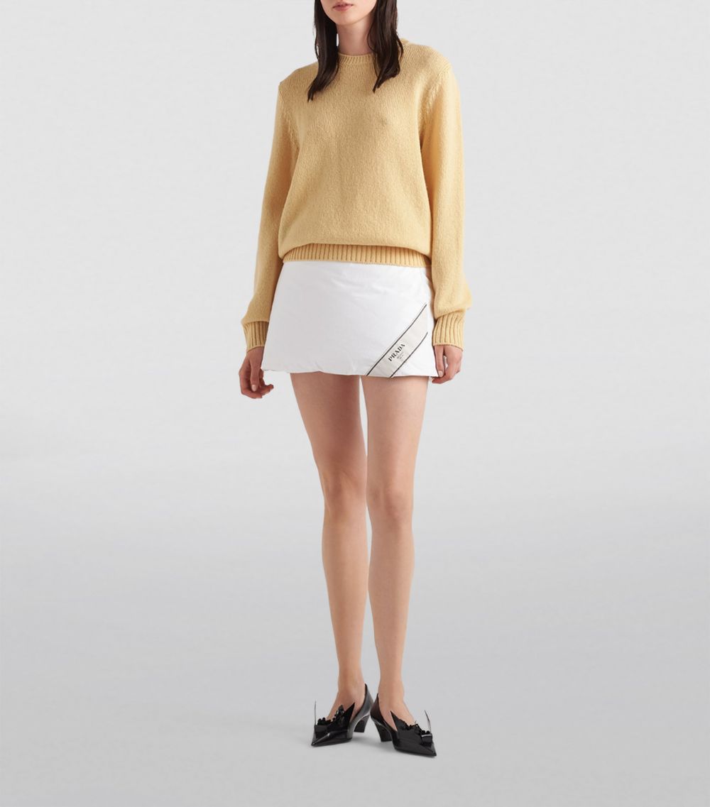 Prada Prada Cotton Padded Mini Skirt