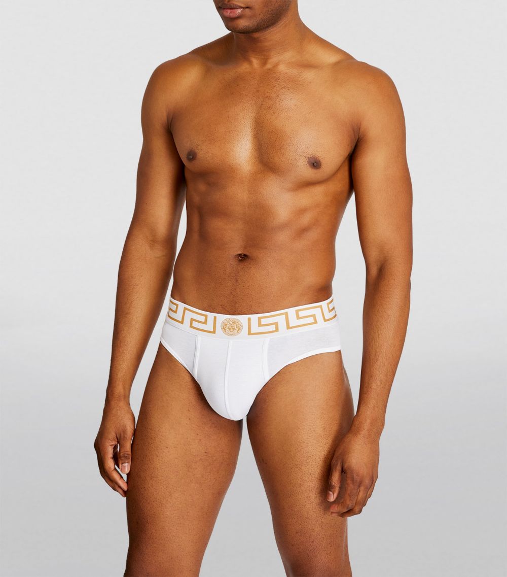 Versace Versace Greca Briefs (Pack Of 3)