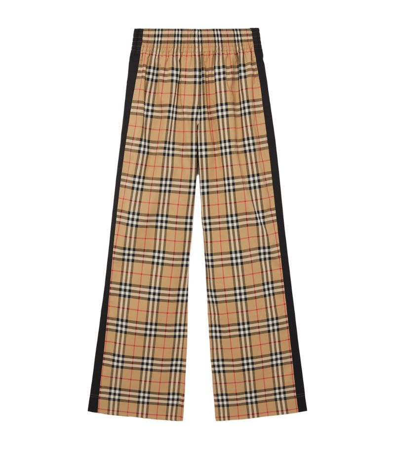 Burberry Burberry Vintage Check Side-Stripe Trousers