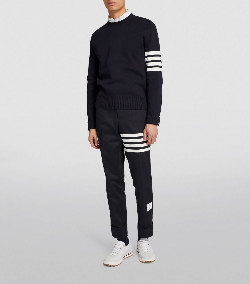 Thom Browne Thom Browne 4-Bar Stripe Sweater