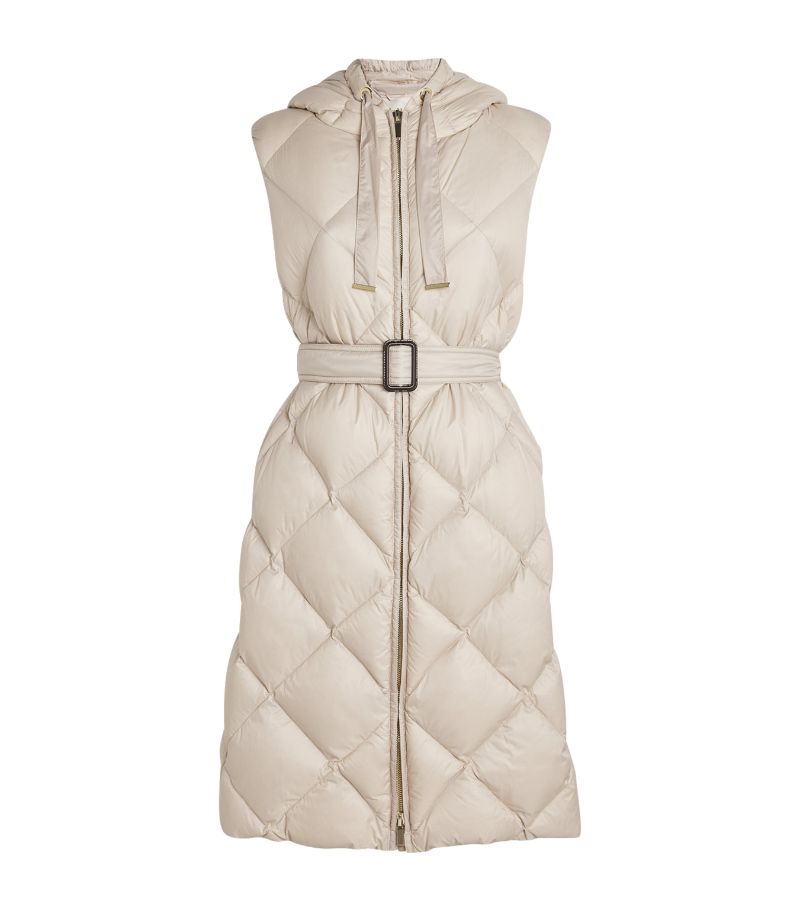 Max Mara Max Mara Quilted Trefel Longline Gilet