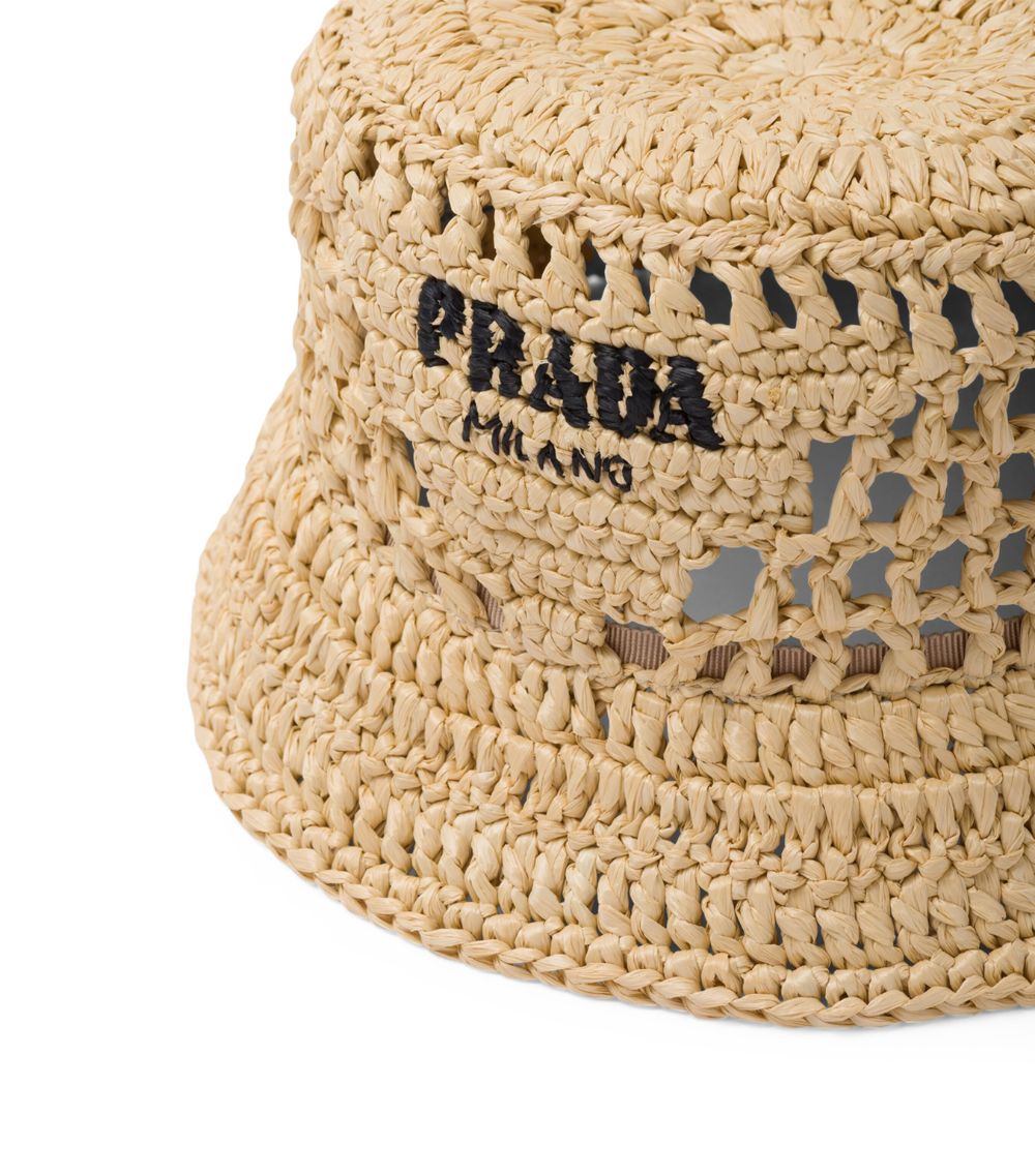 Prada Prada Crochet Bucket Hat