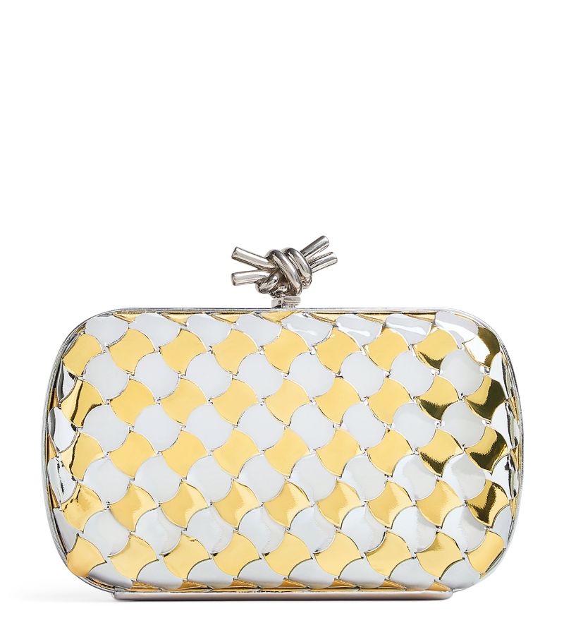 Bottega Veneta Bottega Veneta Leather Knot Minaudiere Clutch Bag