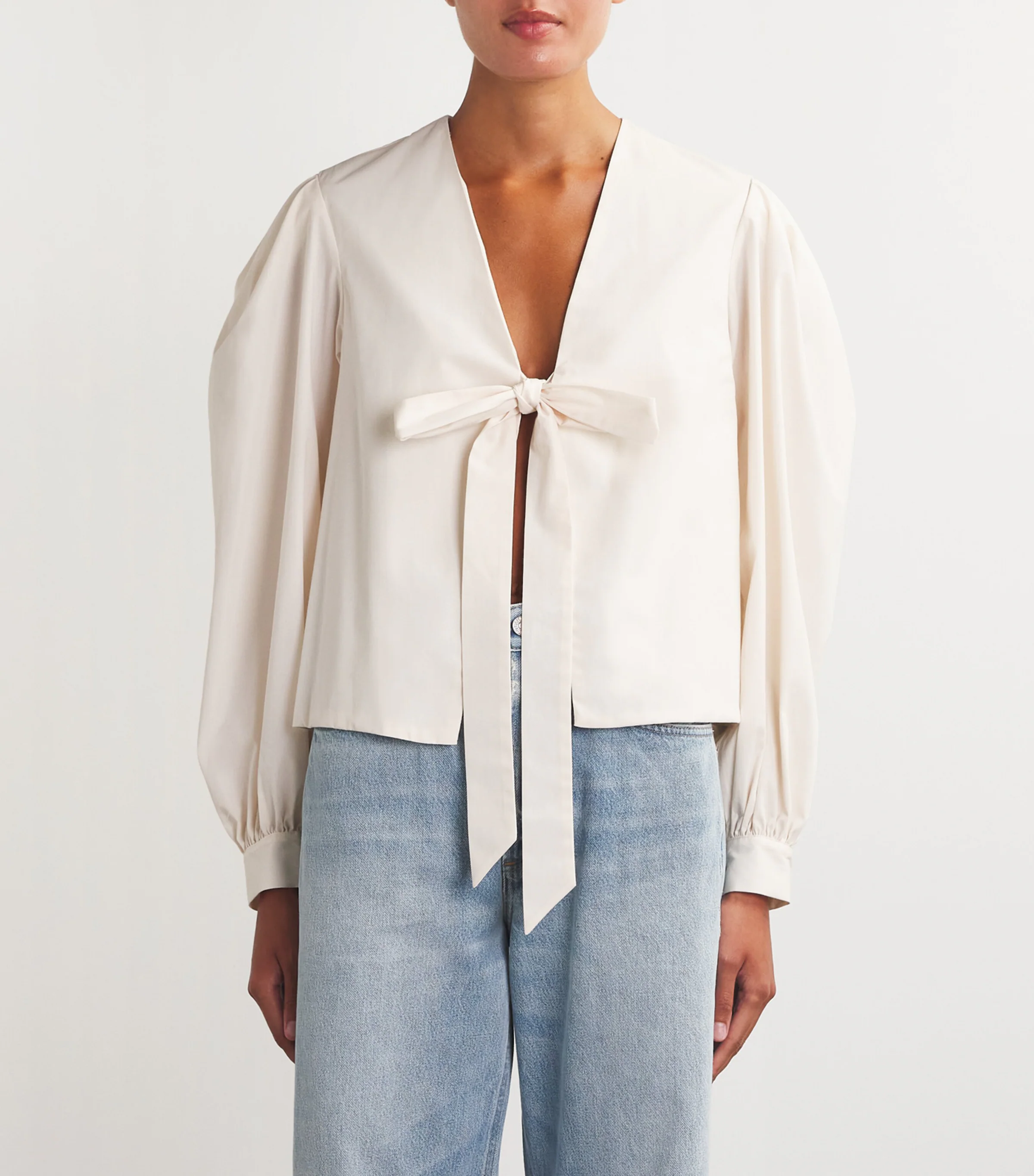  Claudie Pierlot Tie-Front Blouse