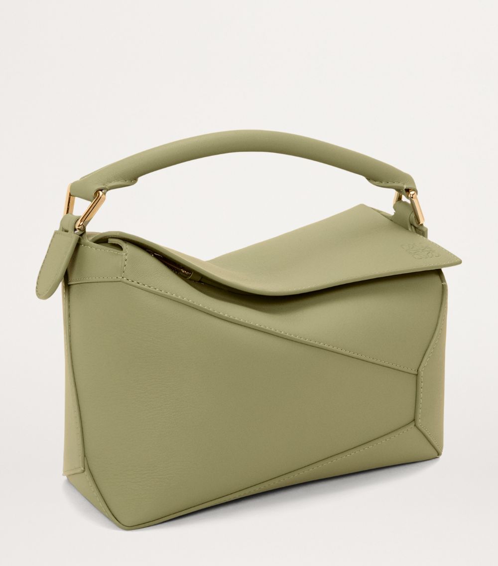 Loewe Loewe Small Leather Puzzle Edge Top-Handle Bag