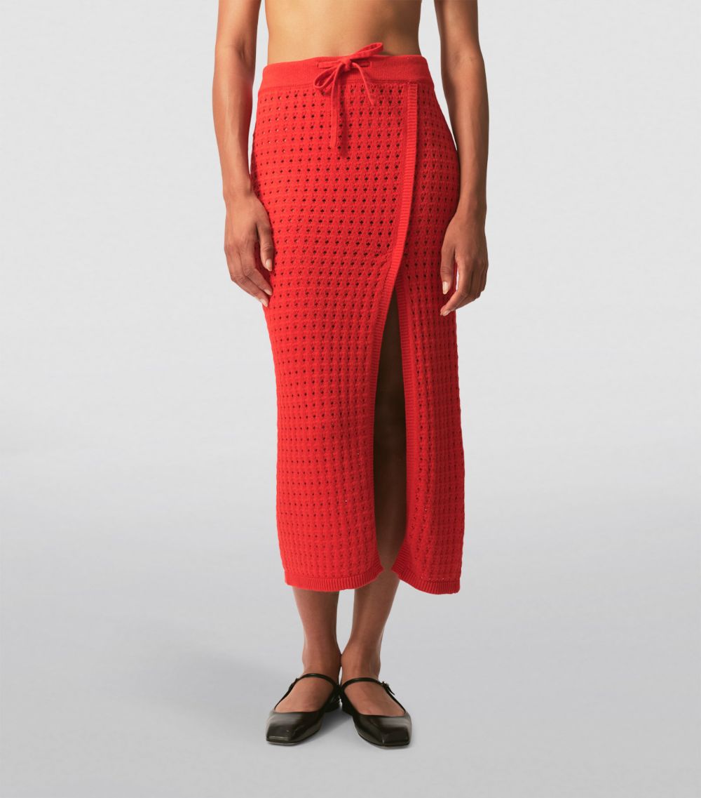 Cashmere In Love Cashmere In Love Crochet Mona Midi Skirt