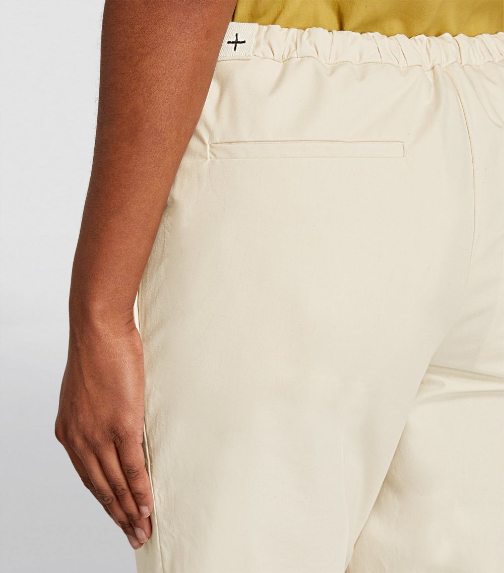 Jil Sander Jil Sander Cropped Drawstring-Waist Trousers