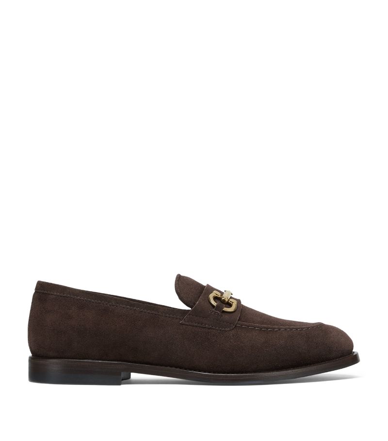 Brunello Cucinelli Brunello Cucinelli Suede Embellished Penny Loafers