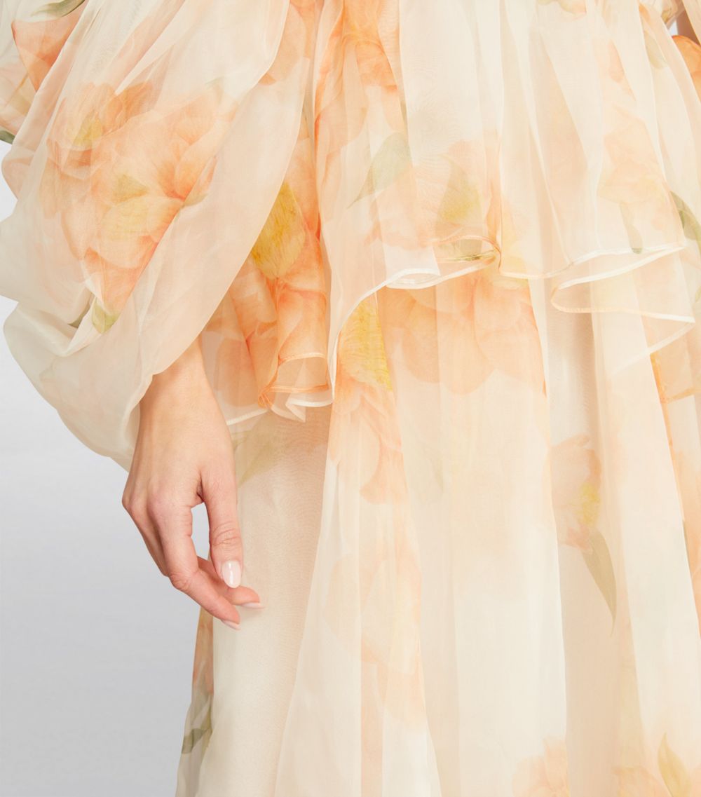 Zimmermann Zimmermann Silk Gathered Midi Dress