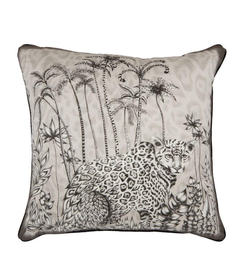 Emma J Shipley Emma J Shipley Silk Jaguar Cushion (45Cm X 45Cm)