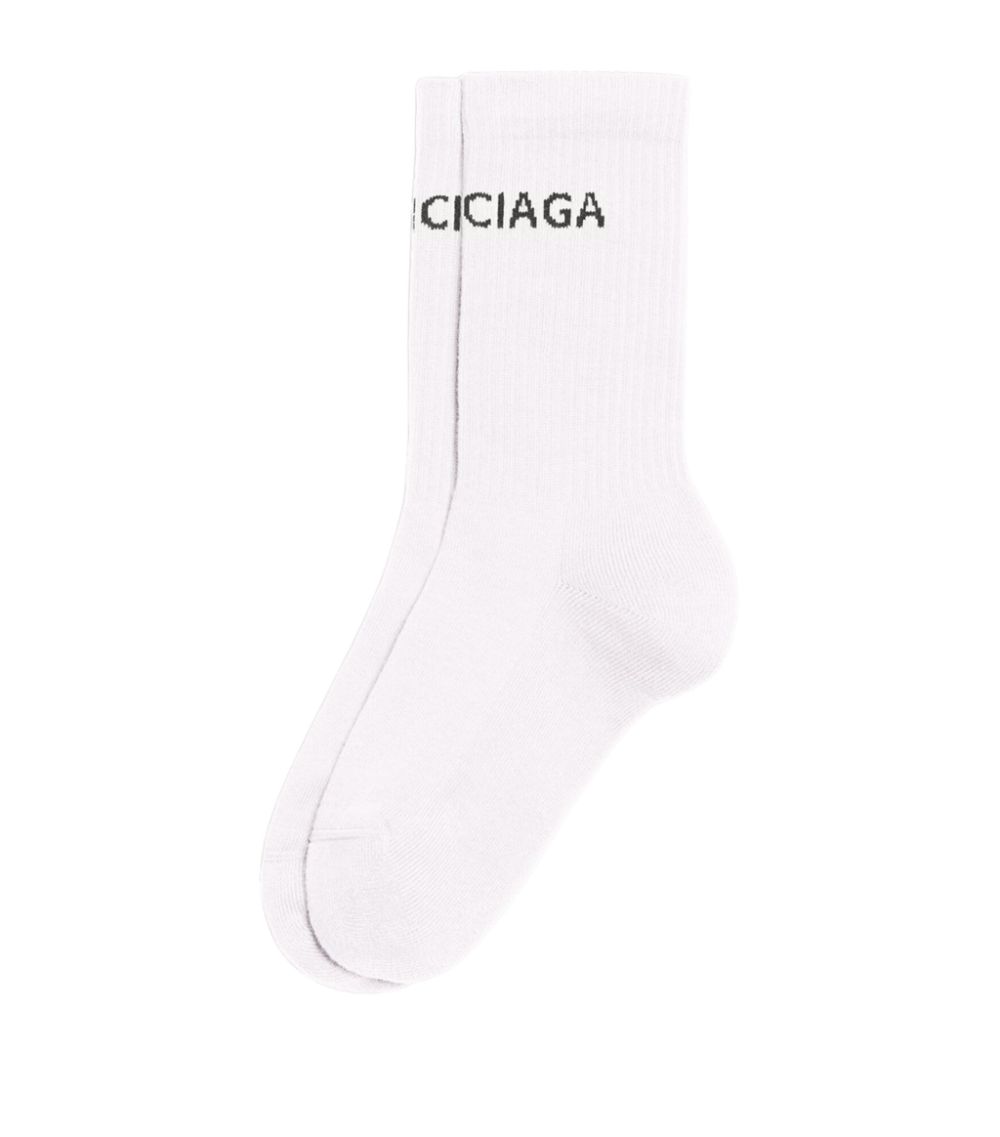 Balenciaga Balenciaga Logo Tennis Socks