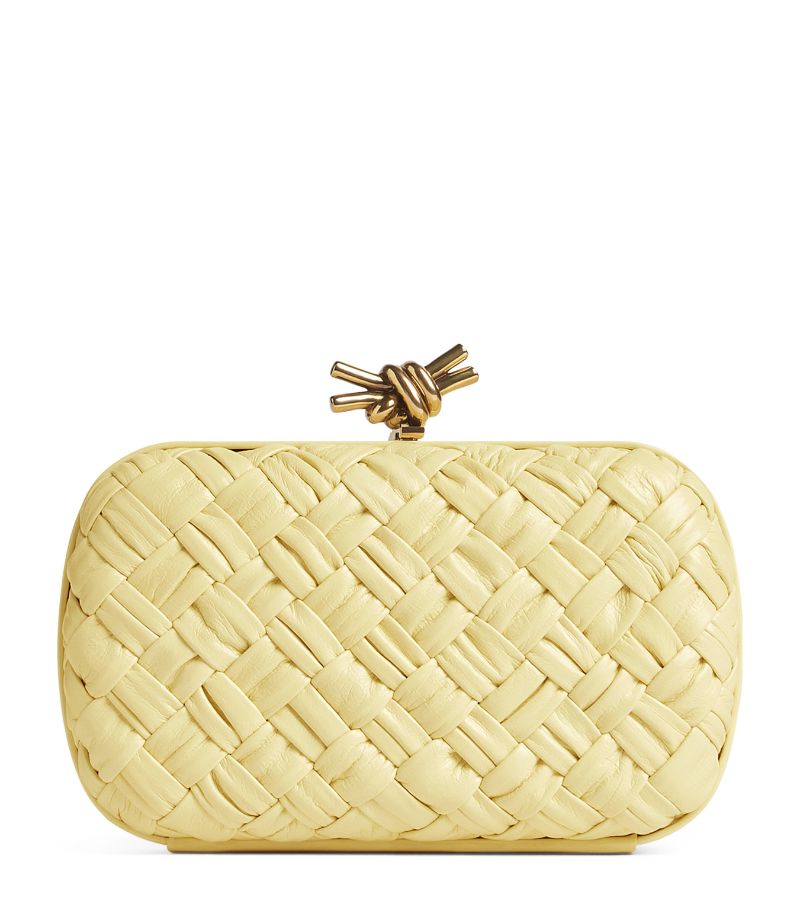 Bottega Veneta Bottega Veneta Leather Knot Minaudiere Clutch Bag