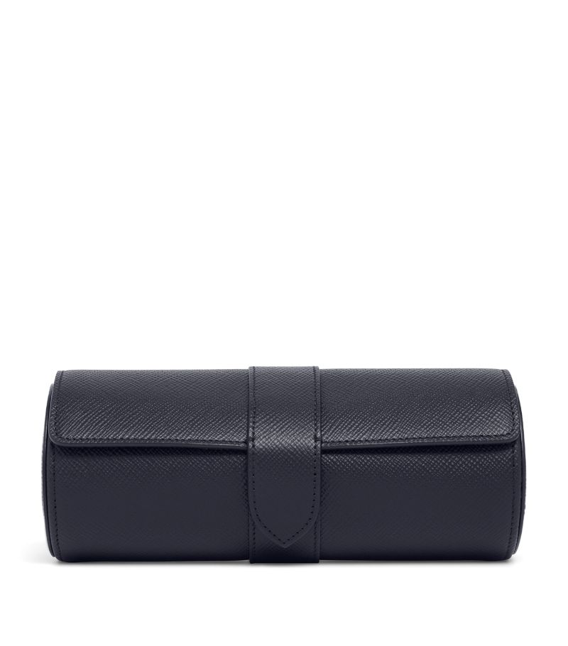 Smythson Smythson Panama Leather Watch Roll