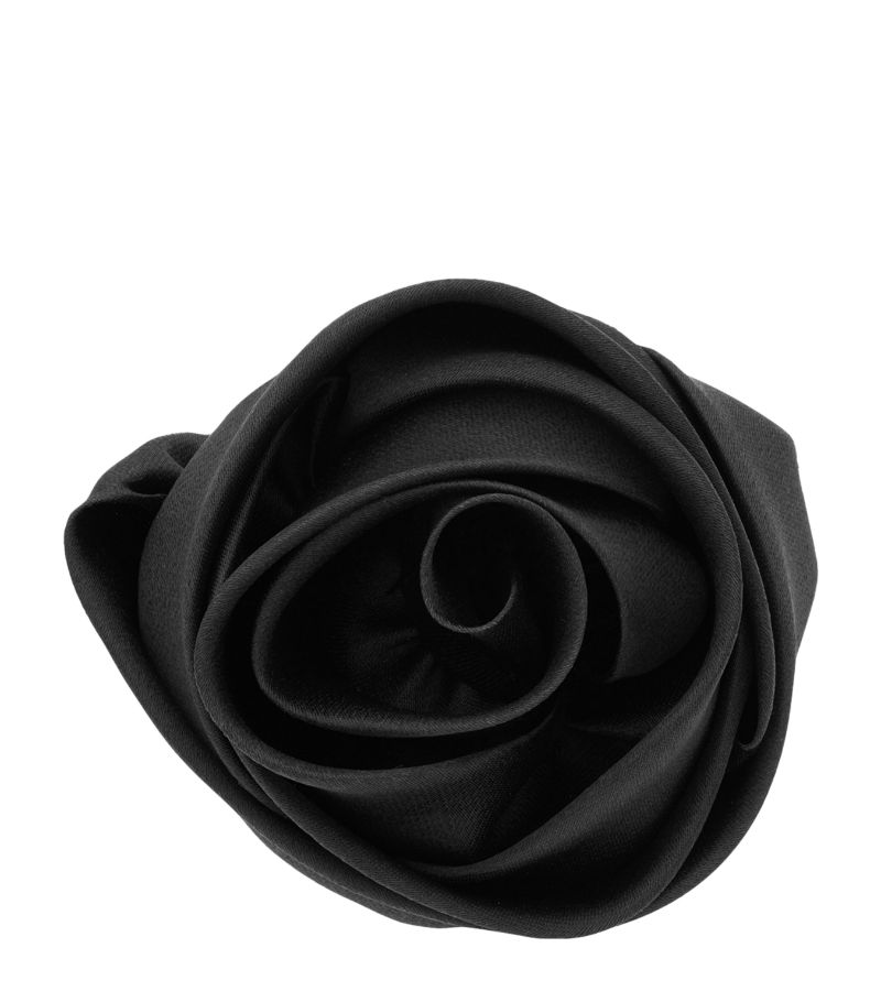 Saint Laurent Saint Laurent Silk Organza Rose Brooch