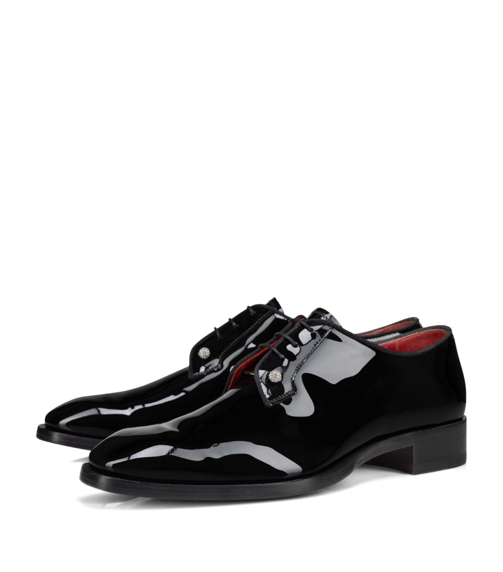 Christian Louboutin Christian Louboutin Leather Embellished Chambeliss Derby Shoes