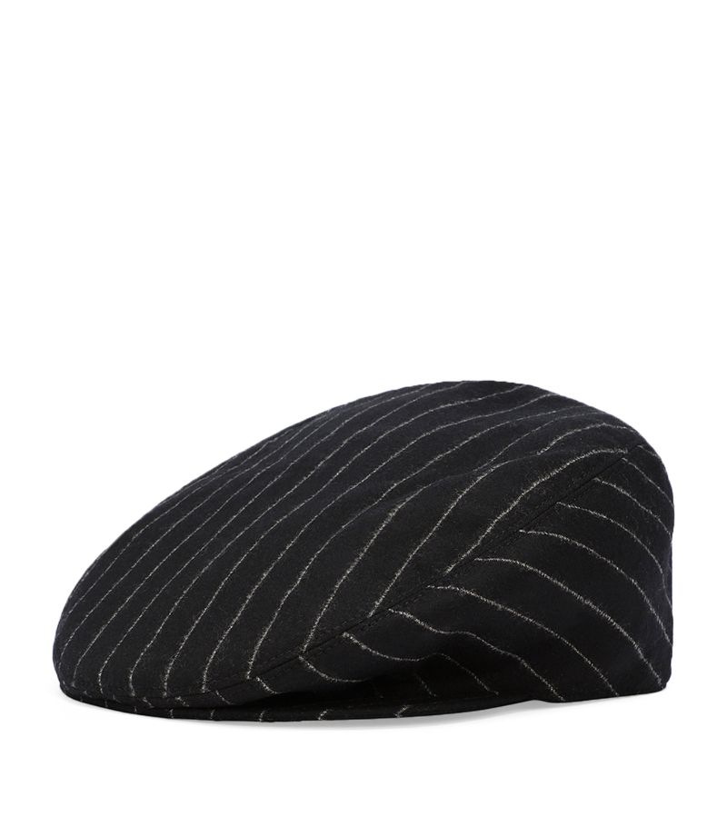 Dolce & Gabbana Dolce & Gabbana Virgin Wool Pinstripe Flat Cap