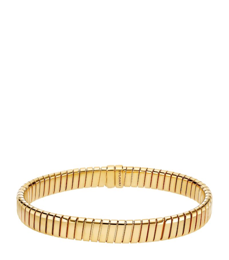 Bvlgari Bvlgari Yellow Gold And Diamond Serpenti Bangle