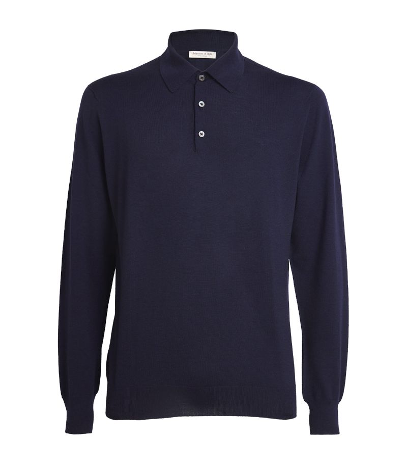 Johnstons Of Elgin Johnstons Of Elgin Superfine Merino Polo Shirt