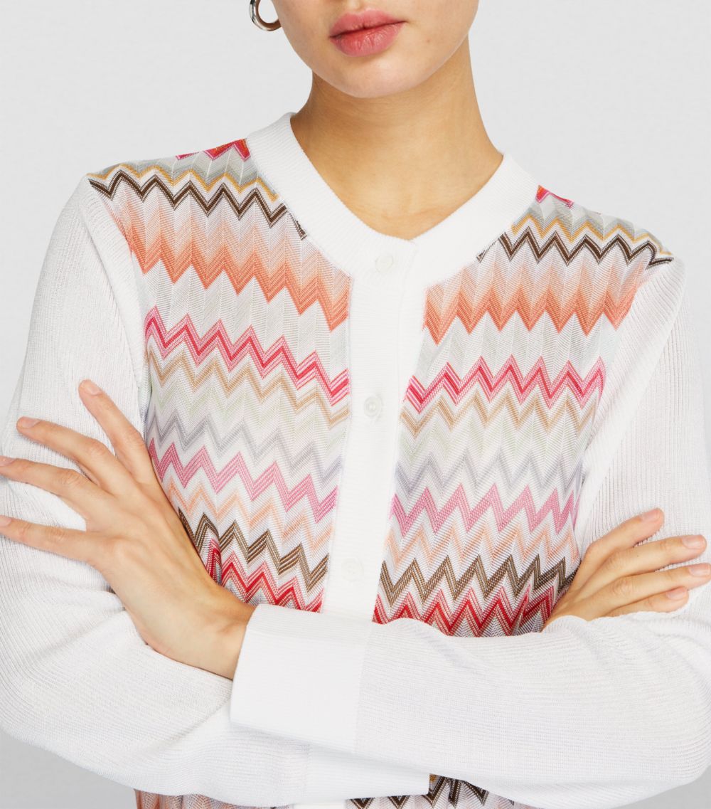 Missoni Missoni Cotton-Blend Zigzag Cardigan