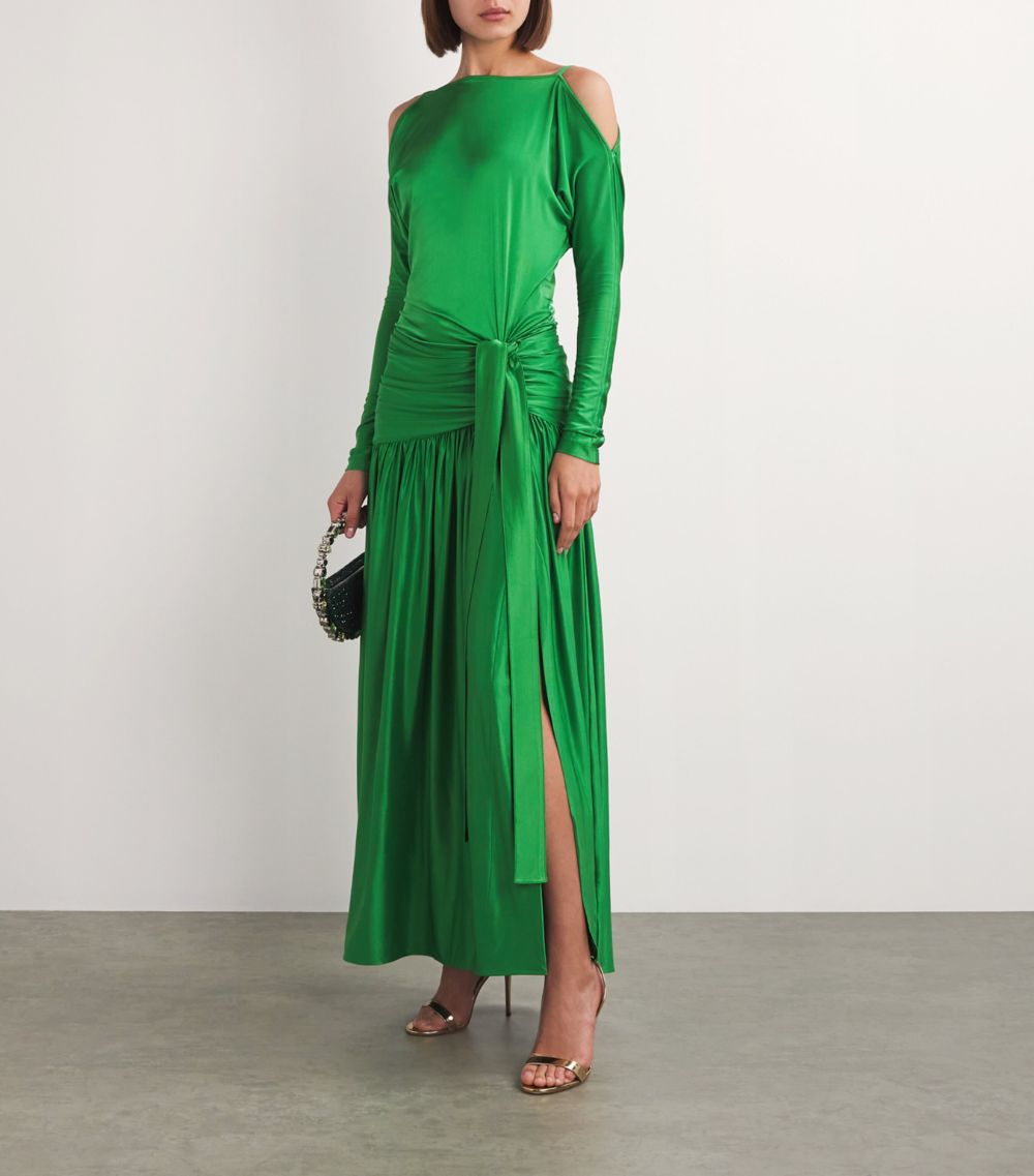 Rabanne Rabanne Knot-Detail Maxi Dress