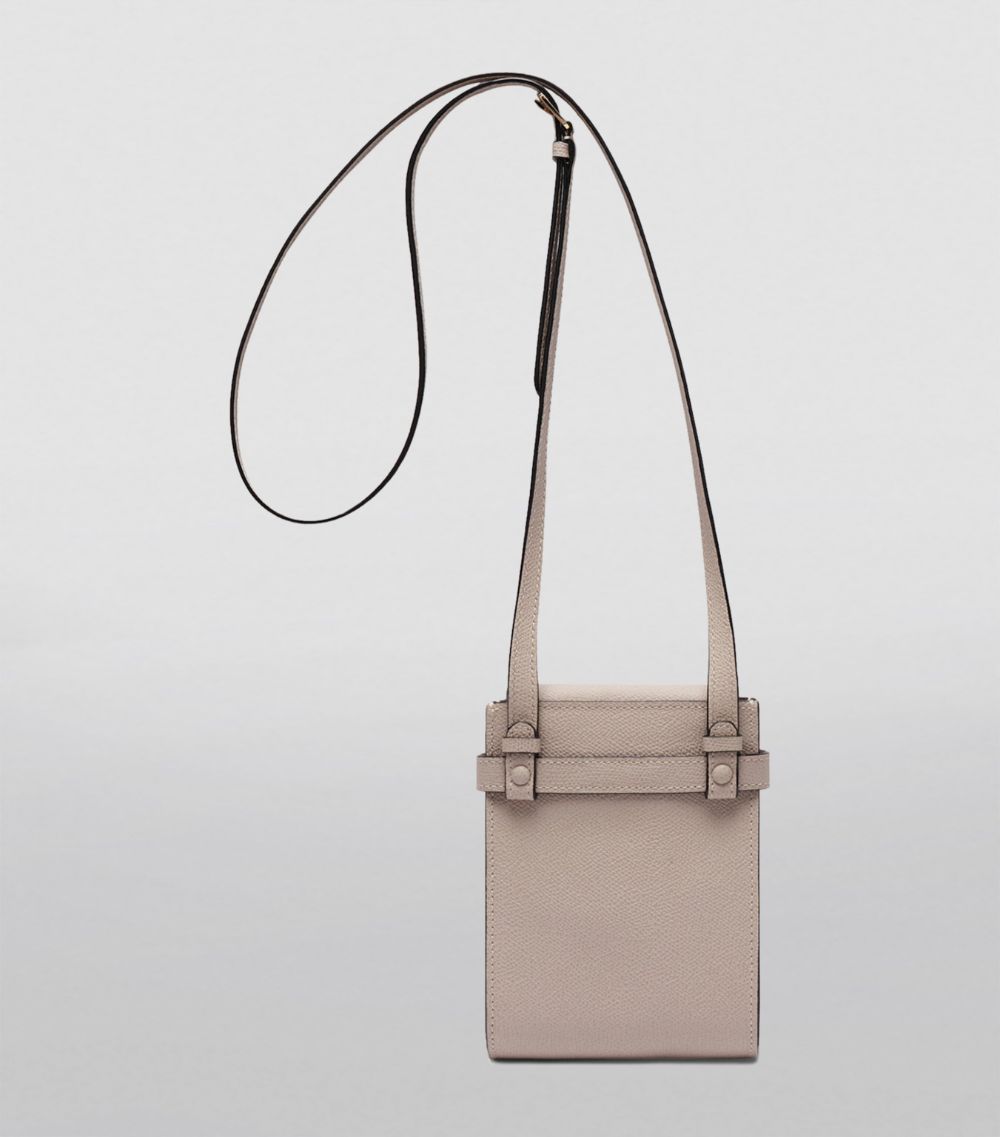 Valextra Valextra Micro Leather Brera B-Tracollina Slim Cross-Body Bag