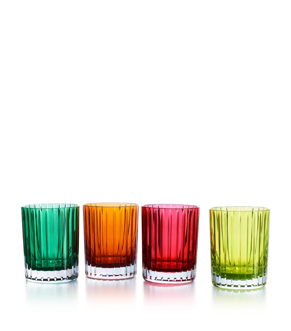 Baccarat Baccarat Set Of 4 Large Harmonie Colors Of Joy Tumblers (360Ml)
