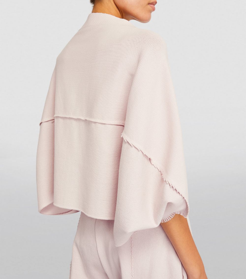 Issey Miyake Issey Miyake Campagne Cropped Cardigan