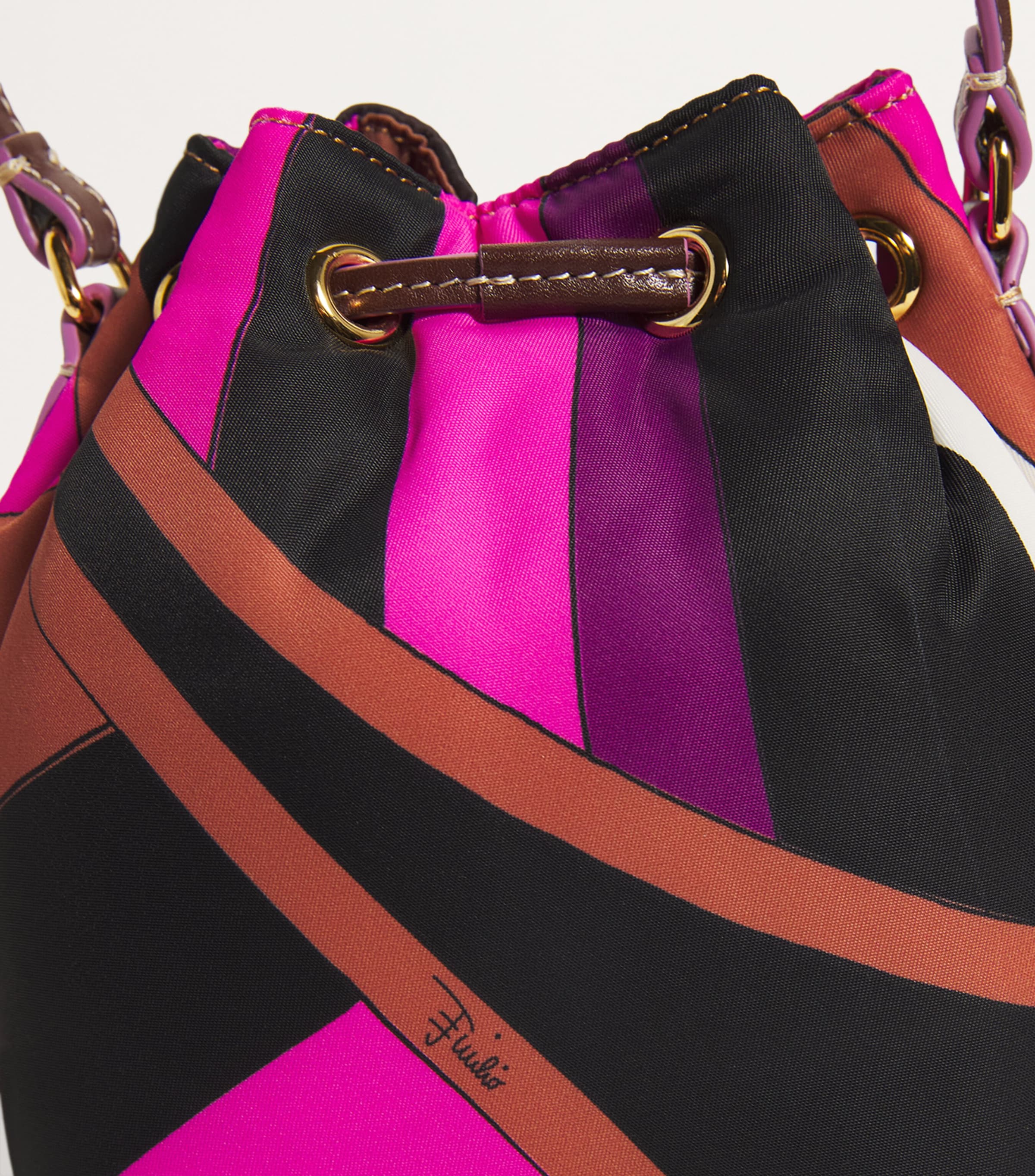 pucci Pucci Iride Print Yummy Bucket Bag