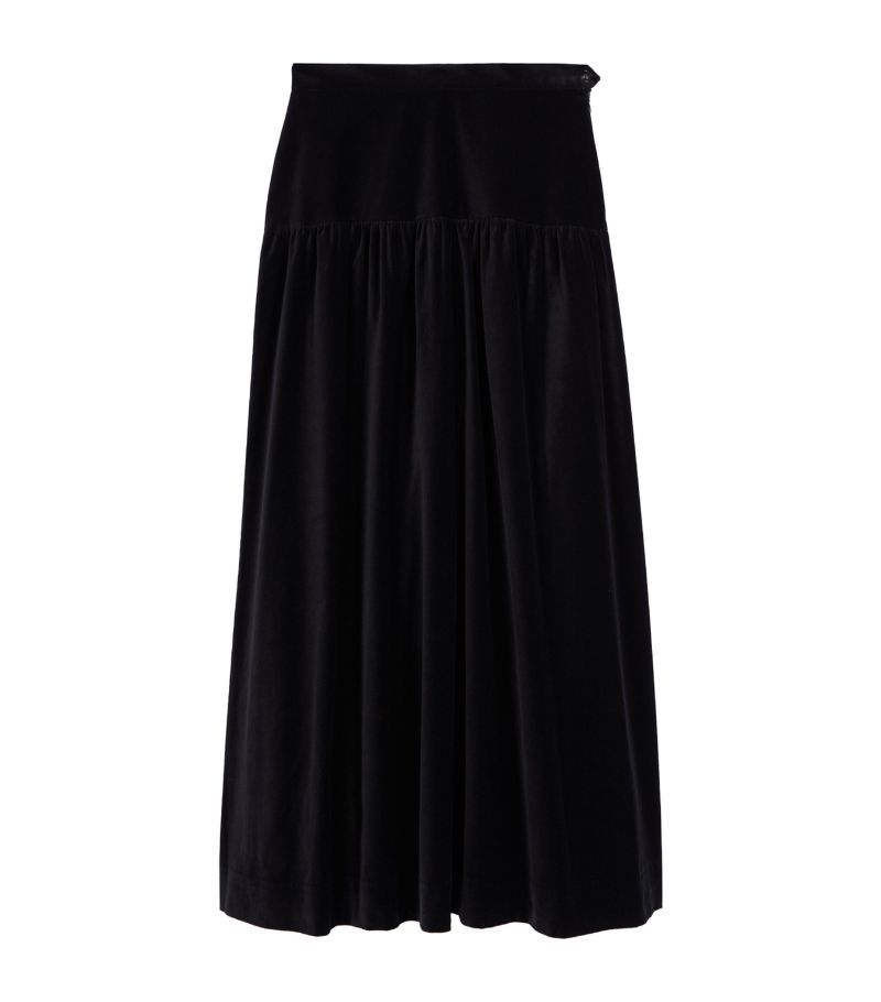 The Kooples The Kooples Velvet Maxi Skirt