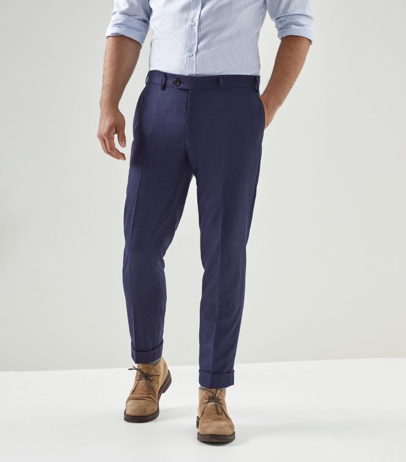 Brunello Cucinelli Brunello Cucinelli Wool Tailored Trousers