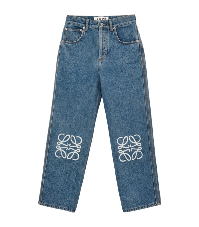 Loewe LOEWE Anagram Cropped Jeans