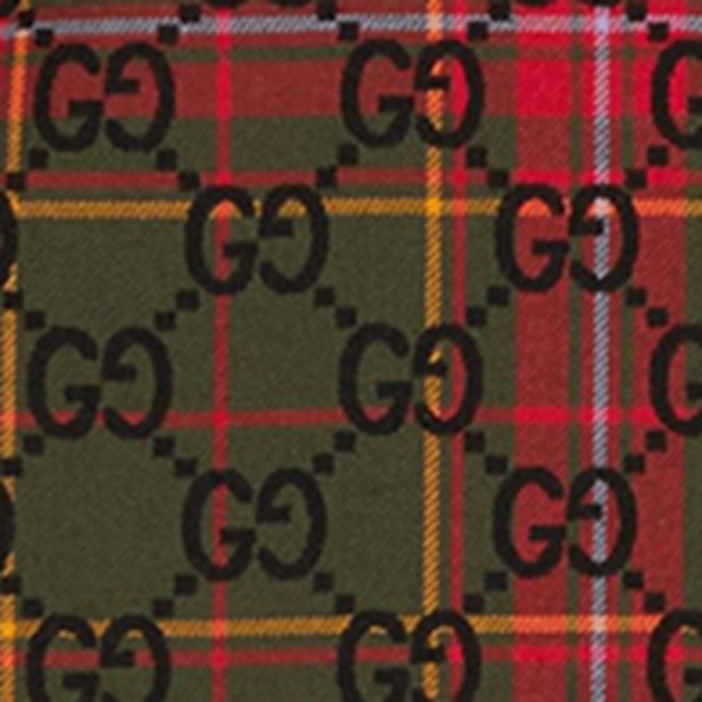 Gucci Gucci Wool-Silk Tartan Shirt