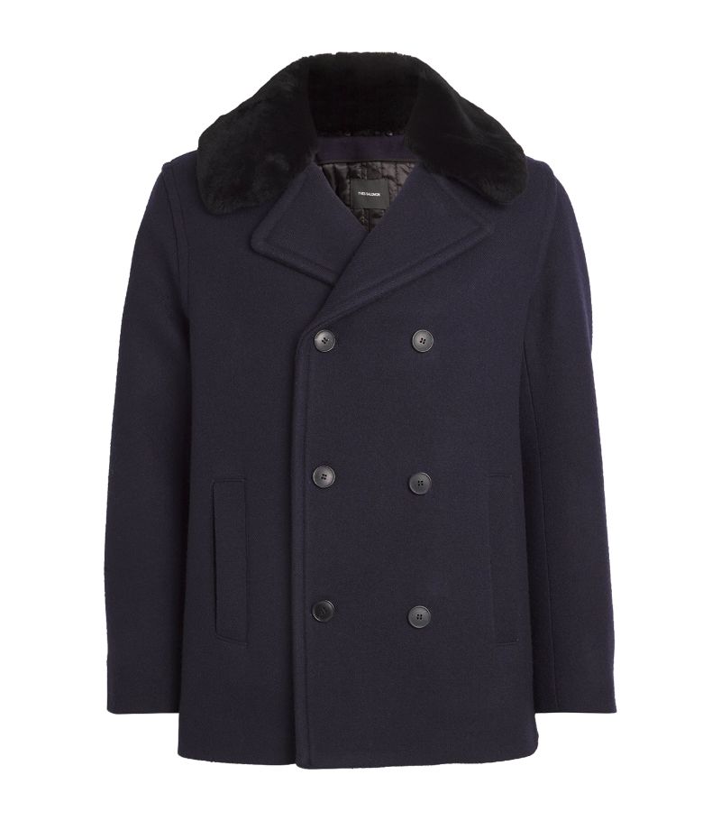 Yves Salomon Yves Salomon Virgin Wool Pea Coat