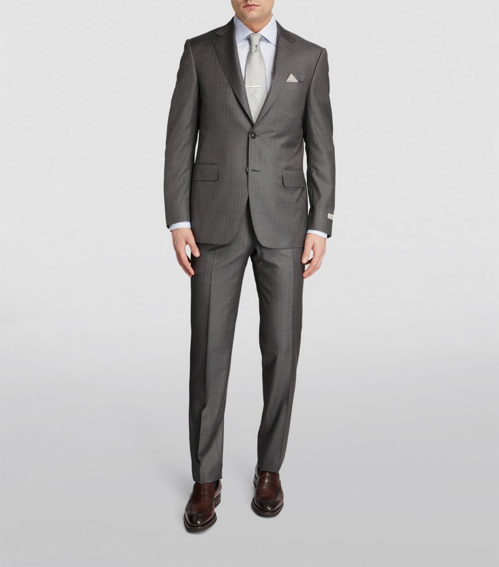 Canali Canali Wool-Silk 2-Piece Suit