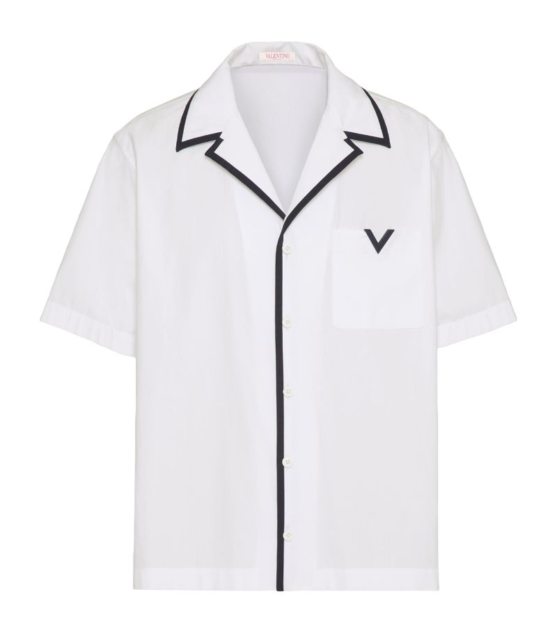 Valentino Valentino Cotton V-Detail Shirt