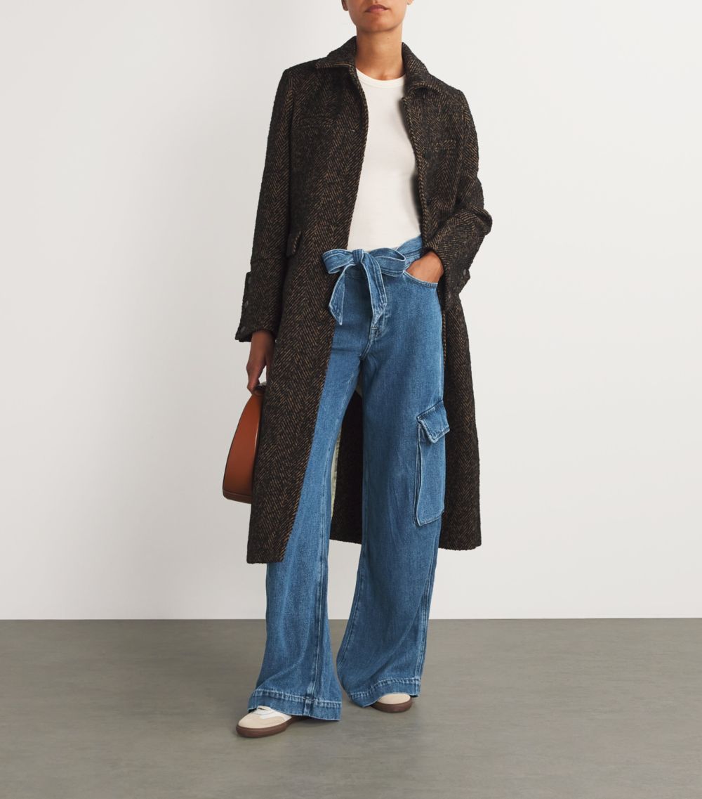 7 For All Mankind 7 For All Mankind Lustre Cargo Palazzo Jeans