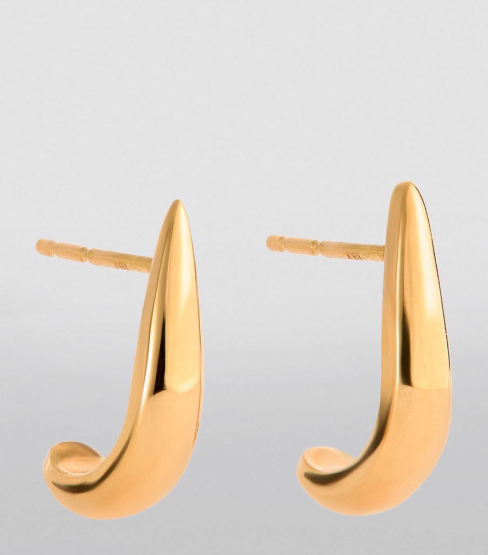 Eva Fehren Eva Fehren Yellow Gold Claw Stud Earrings