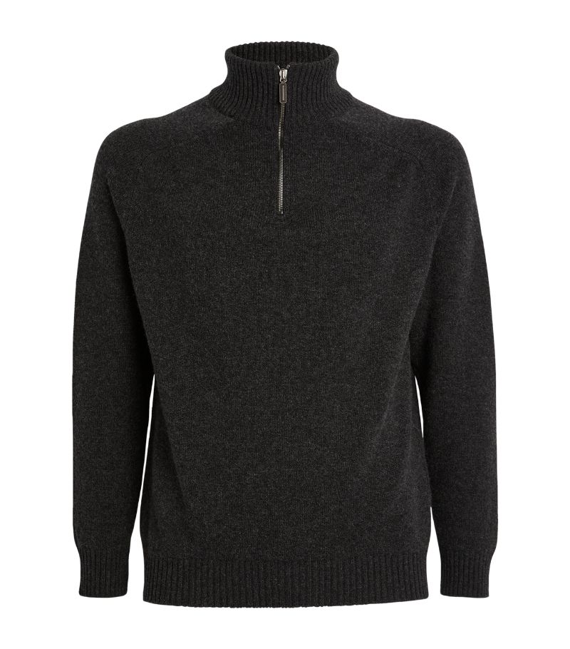 Begg X Co Begg X Co Cashmere Quarter-Zip Sweater