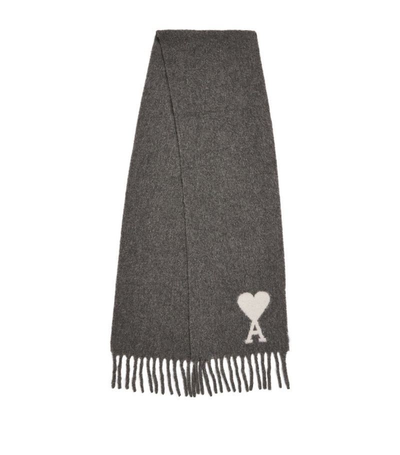 Ami Paris Ami Paris Ami De Coeur Scarf