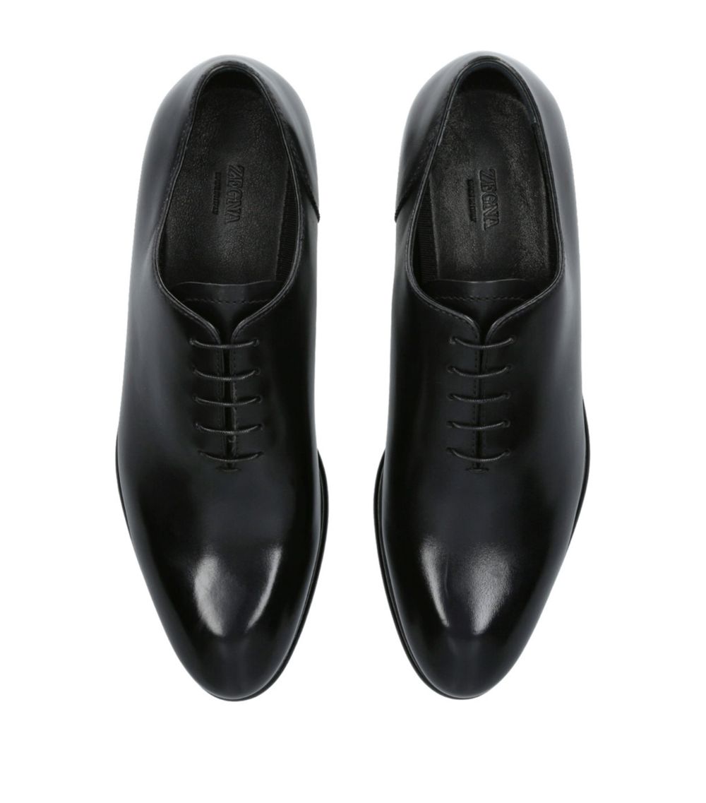 zegna Zegna Leather Vienna Oxford Shoes