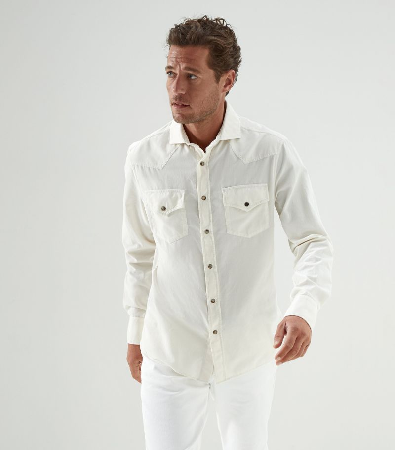 Brunello Cucinelli Brunello Cucinelli Cotton Western Shirt