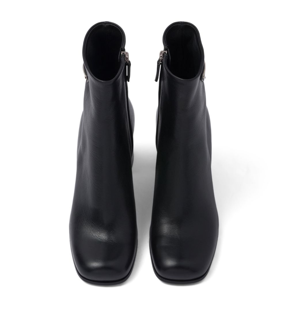 Prada Prada Leather Ankle Boots 65