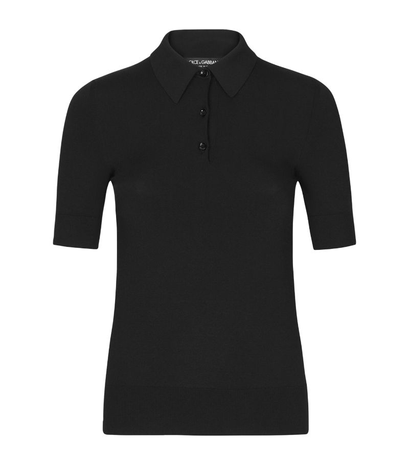 Dolce & Gabbana Dolce & Gabbana Knitted Polo Shirt