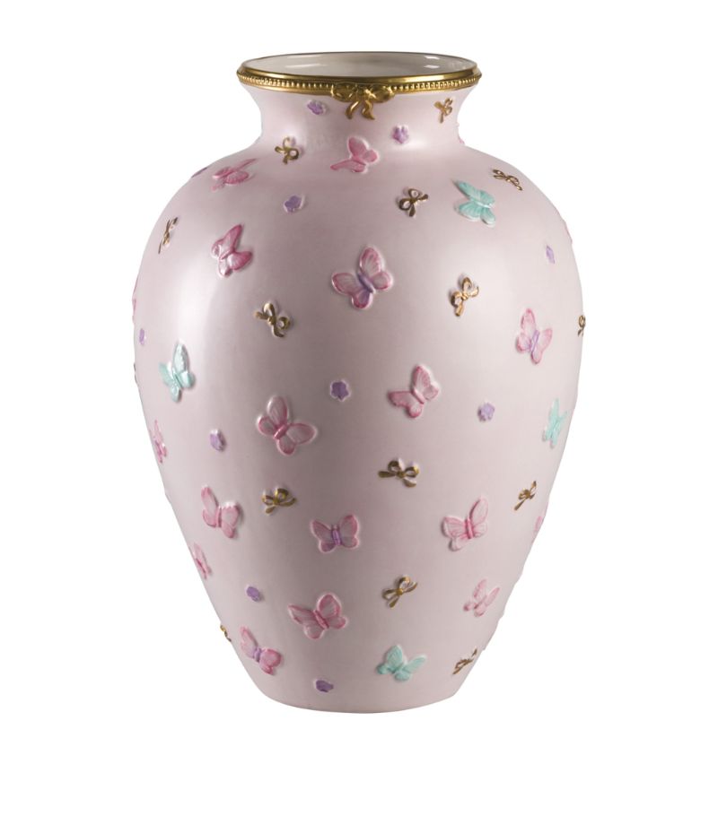 Villari Villari Porcelain Medium Butterfly Vase (25Cm)