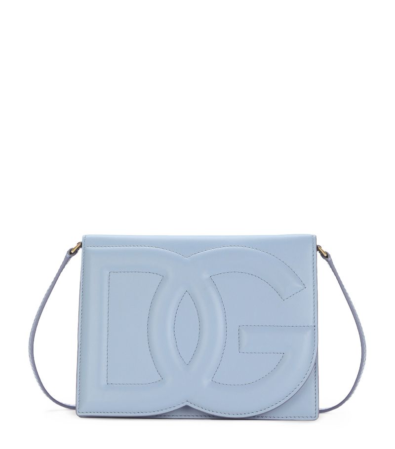 Dolce & Gabbana Dolce & Gabbana Leather Dg Logo Cross-Body Bag