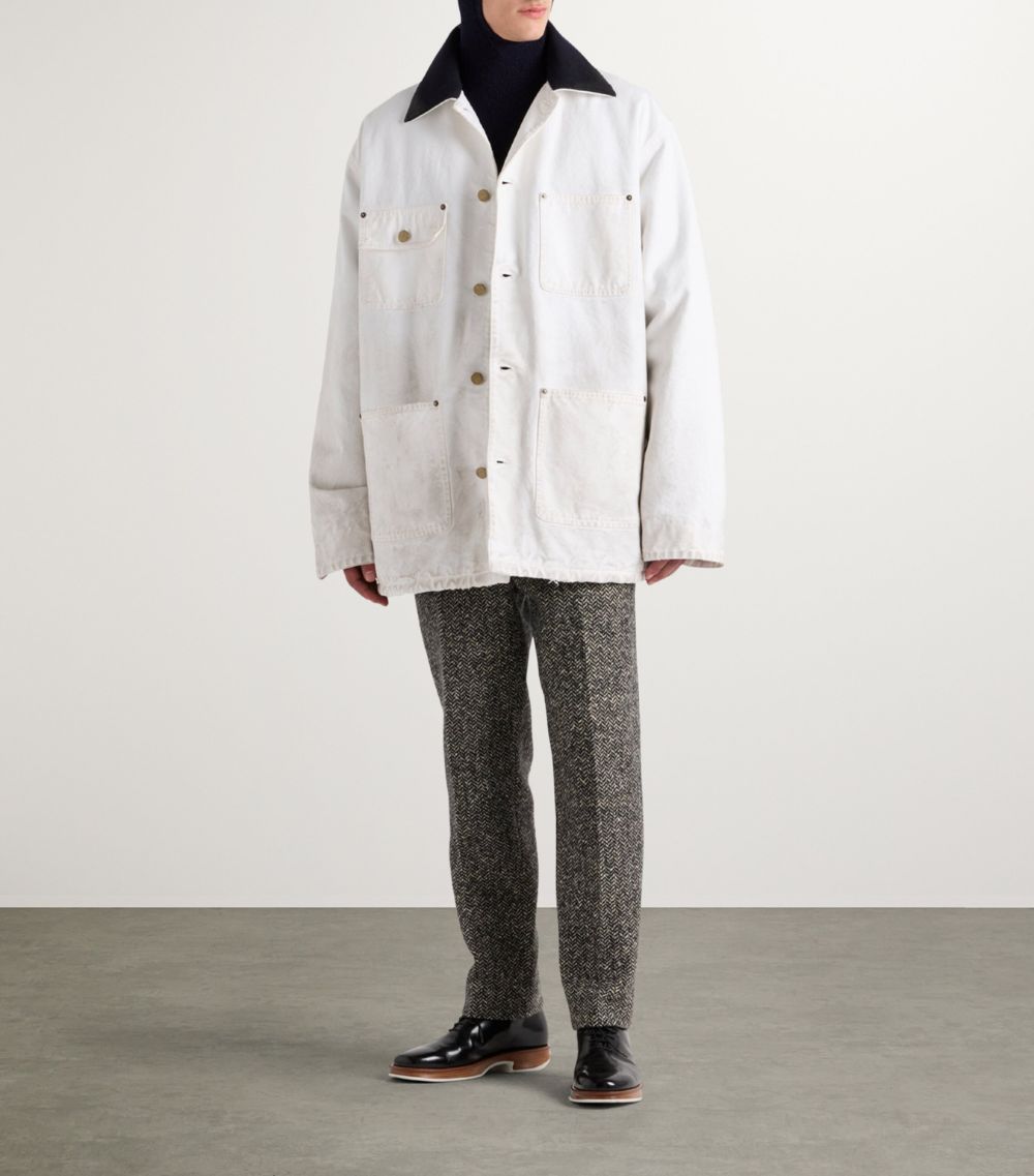 Prada Prada Canvas Oversized Shirt Jacket