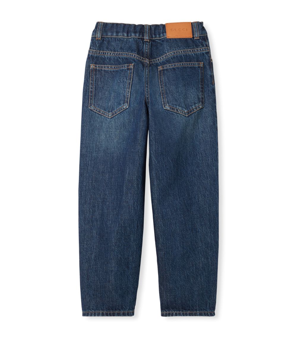 Gucci Gucci Kids Dark Wash Straight Jeans (4-12 Years)