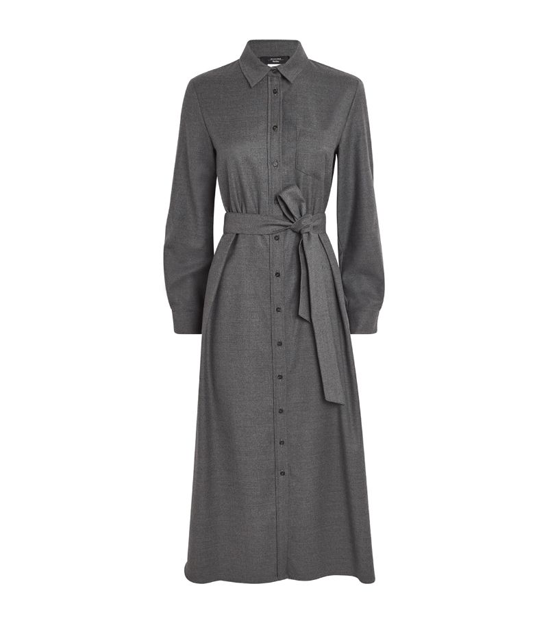 Weekend Max Mara Weekend Max Mara Virgin Wool Shirt Dress